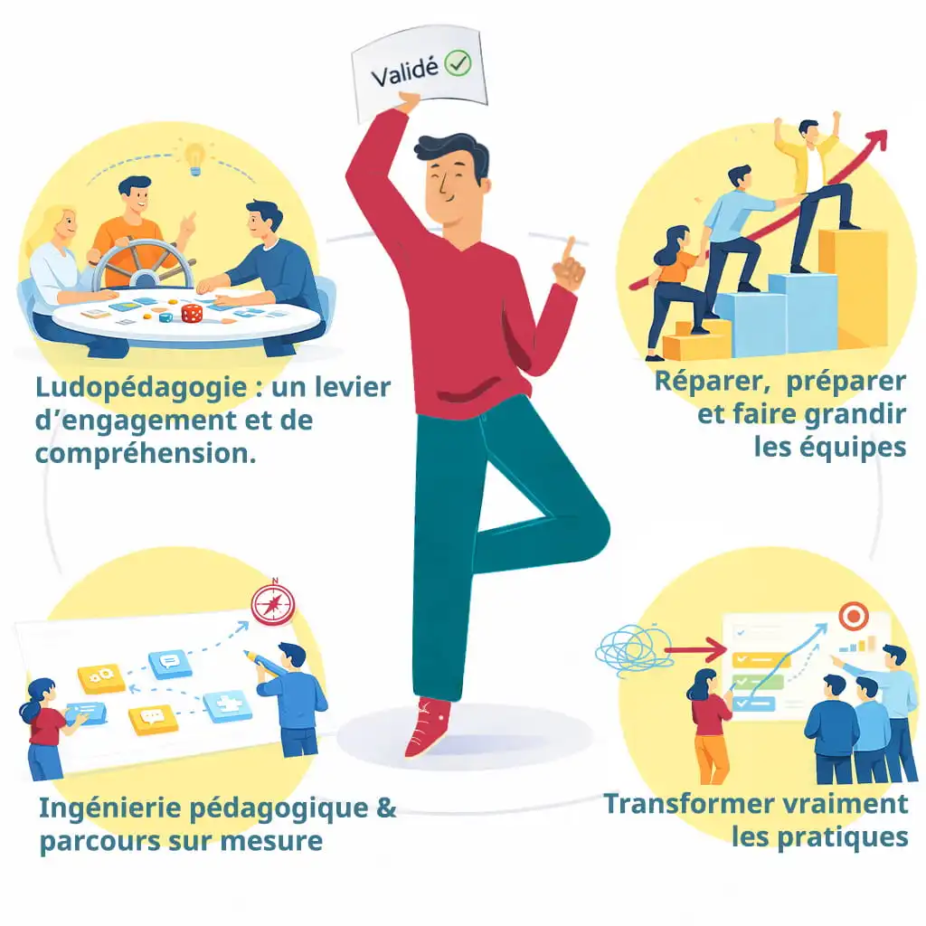 Approche Ludo pédagogie Ludik Metiers